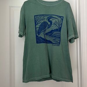 Blue Heron Graphic comfort color tshirt